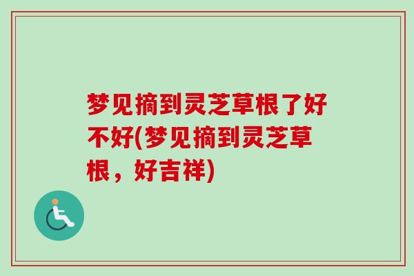 梦见摘到灵芝草根了好不好(梦见摘到灵芝草根,好吉祥)-第1张图片-卓越灵芝孢子粉 梦见摘到灵芝草根了好不好(梦见摘到灵芝草根,好吉祥)-第1张图片-卓越灵芝孢子粉