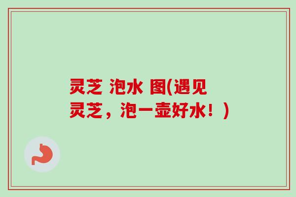 灵芝 泡水 图(遇见灵芝,泡一壶好水!)-第1张图片-卓越灵芝孢子粉 灵芝 泡水 图(遇见灵芝,泡一壶好水!)-第1张图片-卓越灵芝孢子粉