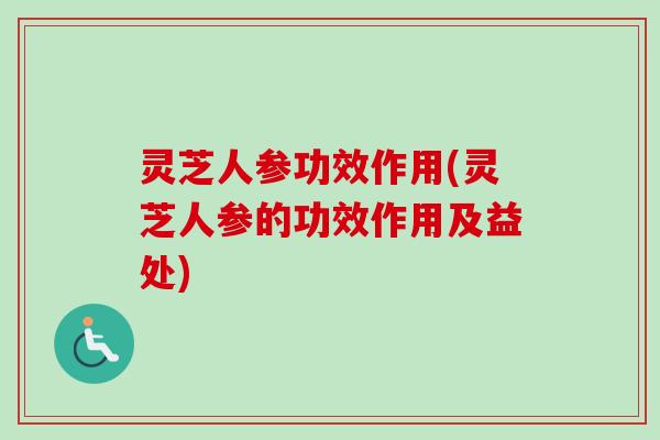 灵芝人参功效作用(灵芝人参的功效作用及益处)-第1张图片-卓越灵芝孢子粉 灵芝人参功效作用(灵芝人参的功效作用及益处)-第1张图片-卓越灵芝孢子粉