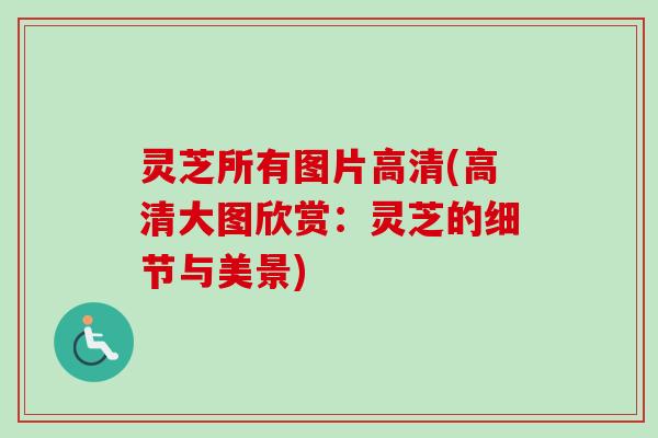 灵芝所有图片高清(高清大图欣赏:灵芝的细节与美景)-第1张图片-卓越灵芝孢子粉 灵芝所有图片高清(高清大图欣赏:灵芝的细节与美景)-第1张图片-卓越灵芝孢子粉