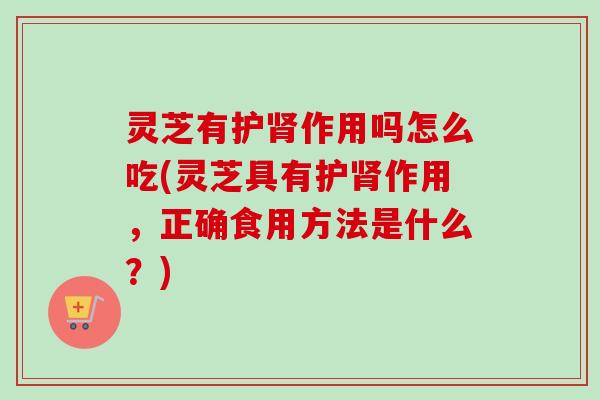 灵芝有护肾作用吗怎么吃(灵芝具有护肾作用,正确食用方法是什么?)-第1张图片-卓越灵芝孢子粉 灵芝有护肾作用吗怎么吃(灵芝具有护肾作用,正确食用方法是什么?)-第1张图片-卓越灵芝孢子粉