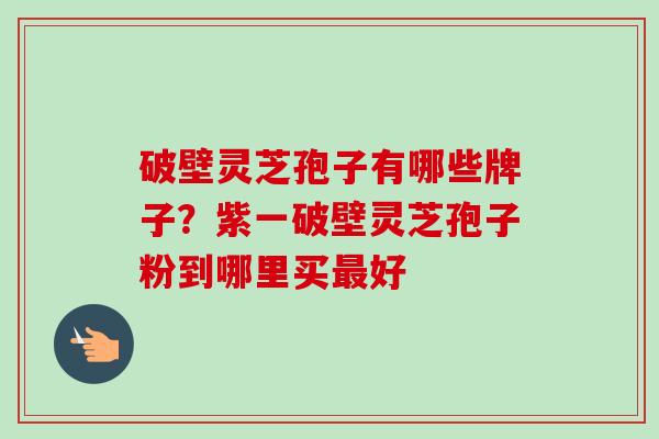 破壁灵芝孢子有哪些牌子?紫一破壁灵芝孢子粉到哪里买最好-第1张图片-卓越灵芝孢子粉 破壁灵芝孢子有哪些牌子?紫一破壁灵芝孢子粉到哪里买最好-第1张图片-卓越灵芝孢子粉