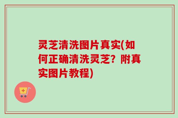 灵芝清洗图片真实(如何正确清洗灵芝？附真实图片教程)-第1张图片-卓岳灵芝孢子粉