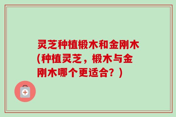 灵芝种植椴木和金刚木(种植灵芝，椴木与金刚木哪个更适合？)-第1张图片-卓越灵芝孢子粉
