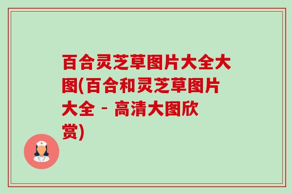 百合灵芝草图片大全大图(百合和灵芝草图片大全 - 高清大图欣赏)-第1张图片-卓越灵芝孢子粉 百合灵芝草图片大全大图(百合和灵芝草图片大全 - 高清大图欣赏)-第1张图片-卓越灵芝孢子粉
