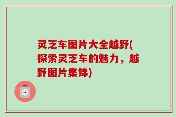 灵芝车图片大全越野(探索灵芝车的魅力,越野图片集锦)-第1张图片-卓越灵芝孢子粉 灵芝车图片大全越野(探索灵芝车的魅力,越野图片集锦)-第1张图片-卓越灵芝孢子粉