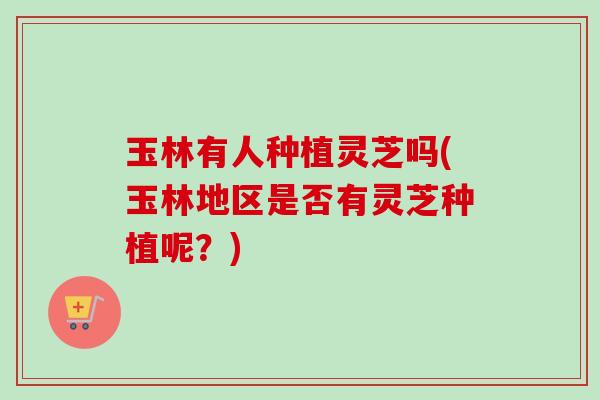 玉林有人种植灵芝吗(玉林地区是否有灵芝种植呢?)-第1张图片-卓越灵芝孢子粉 玉林有人种植灵芝吗(玉林地区是否有灵芝种植呢?)-第1张图片-卓越灵芝孢子粉