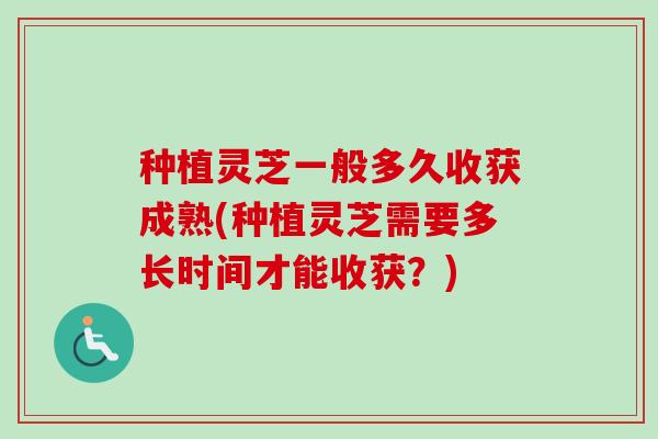 种植灵芝一般多久收获成熟(种植灵芝需要多长时间才能收获?)-第1张图片-卓越灵芝孢子粉 种植灵芝一般多久收获成熟(种植灵芝需要多长时间才能收获?)-第1张图片-卓越灵芝孢子粉