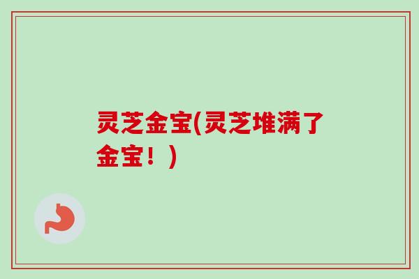 灵芝金宝(灵芝堆满了金宝!)-第1张图片-卓越灵芝孢子粉 灵芝金宝(灵芝堆满了金宝!)-第1张图片-卓越灵芝孢子粉