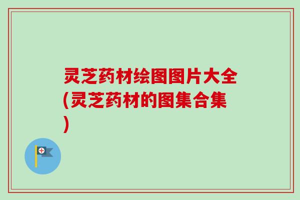 灵芝药材绘图图片大全(灵芝药材的图集合集)-第1张图片-卓越灵芝孢子粉 灵芝药材绘图图片大全(灵芝药材的图集合集)-第1张图片-卓越灵芝孢子粉