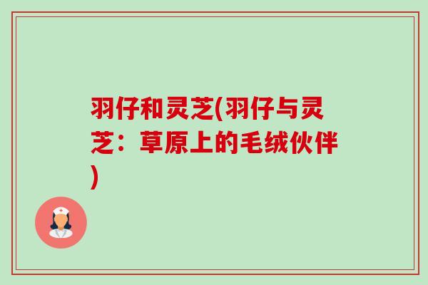 羽仔和灵芝(羽仔与灵芝：草原上的毛绒伙伴)-第1张图片-卓越灵芝孢子粉