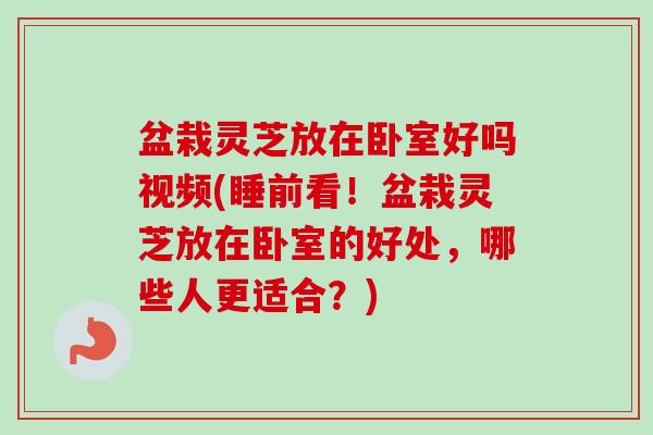 盆栽灵芝放在卧室好吗视频(睡前看!盆栽灵芝放在卧室的好处,哪些人更适合?)-第1张图片-卓越灵芝孢子粉 盆栽灵芝放在卧室好吗视频(睡前看!盆栽灵芝放在卧室的好处,哪些人更适合?)-第1张图片-卓越灵芝孢子粉