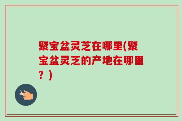 聚宝盆灵芝在哪里(聚宝盆灵芝的产地在哪里?)-第1张图片-卓越灵芝孢子粉 聚宝盆灵芝在哪里(聚宝盆灵芝的产地在哪里?)-第1张图片-卓越灵芝孢子粉