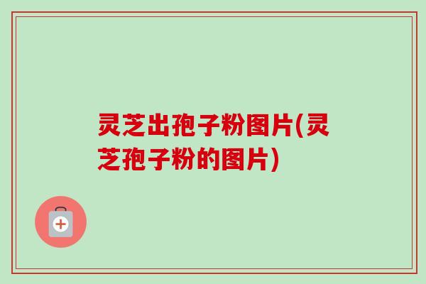 灵芝出孢子粉图片(灵芝孢子粉的图片)-第1张图片-卓越灵芝孢子粉 灵芝出孢子粉图片(灵芝孢子粉的图片)-第1张图片-卓越灵芝孢子粉