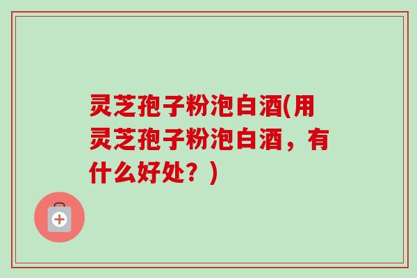 灵芝孢子粉泡白酒(用灵芝孢子粉泡白酒,有什么好处?)-第1张图片-卓越灵芝孢子粉 灵芝孢子粉泡白酒(用灵芝孢子粉泡白酒,有什么好处?)-第1张图片-卓越灵芝孢子粉