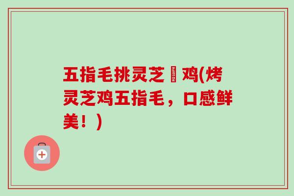 五指毛挑灵芝焗鸡(烤灵芝鸡五指毛,口感鲜美!)-第1张图片-卓越灵芝孢子粉 五指毛挑灵芝焗鸡(烤灵芝鸡五指毛,口感鲜美!)-第1张图片-卓越灵芝孢子粉