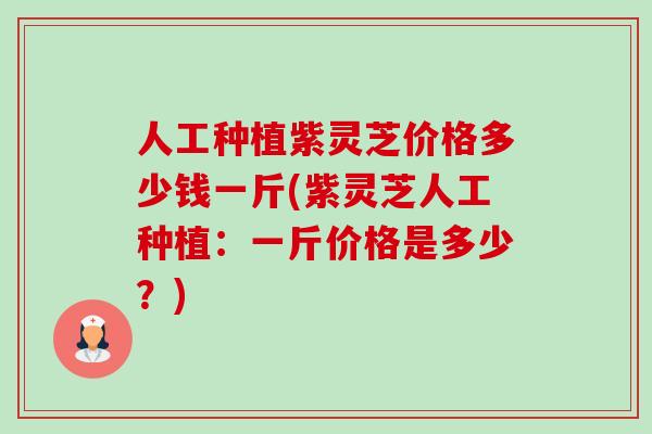 人工种植紫灵芝价格多少钱一斤(紫灵芝人工种植:一斤价格是多少?)-第1张图片-卓越灵芝孢子粉 人工种植紫灵芝价格多少钱一斤(紫灵芝人工种植:一斤价格是多少?)-第1张图片-卓越灵芝孢子粉