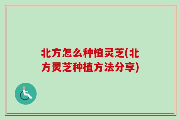 北方怎么种植灵芝(北方灵芝种植方法分享)-第1张图片-卓越灵芝孢子粉
