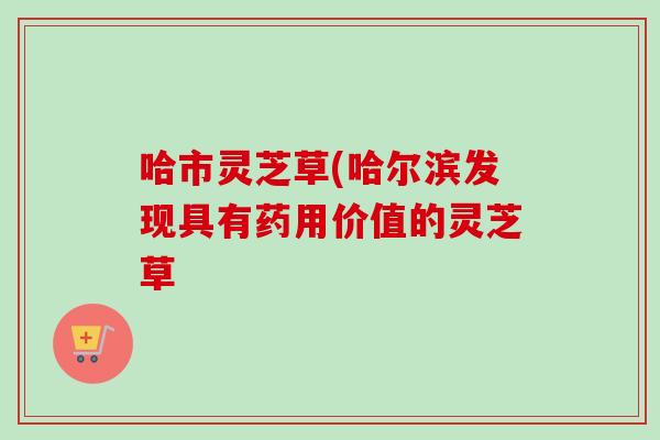 哈市灵芝草(哈尔滨发现具有药用价值的灵芝草-第1张图片-卓越灵芝孢子粉 哈市灵芝草(哈尔滨发现具有药用价值的灵芝草-第1张图片-卓越灵芝孢子粉