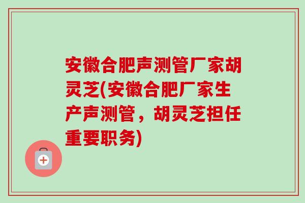 安徽合肥声测管厂家胡灵芝(安徽合肥厂家生产声测管,胡灵芝担任重要职务)-第1张图片-卓越灵芝孢子粉 安徽合肥声测管厂家胡灵芝(安徽合肥厂家生产声测管,胡灵芝担任重要职务)-第1张图片-卓越灵芝孢子粉
