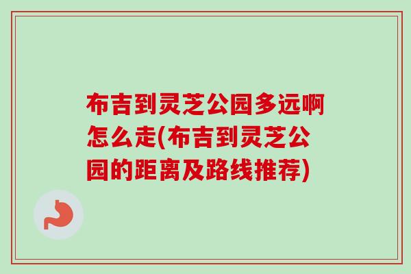 布吉到灵芝公园多远啊怎么走(布吉到灵芝公园的距离及路线推荐)-第1张图片-卓越灵芝孢子粉 布吉到灵芝公园多远啊怎么走(布吉到灵芝公园的距离及路线推荐)-第1张图片-卓越灵芝孢子粉