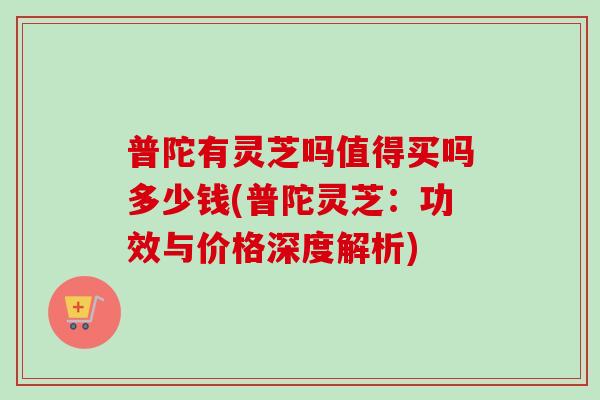 普陀有灵芝吗值得买吗多少钱(普陀灵芝:功效与价格深度解析)-第1张图片-卓越灵芝孢子粉 普陀有灵芝吗值得买吗多少钱(普陀灵芝:功效与价格深度解析)-第1张图片-卓越灵芝孢子粉