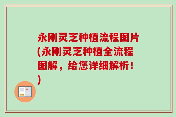 永刚灵芝种植流程图片(永刚灵芝种植全流程图解,给您详细解析!)-第1张图片-卓越灵芝孢子粉 永刚灵芝种植流程图片(永刚灵芝种植全流程图解,给您详细解析!)-第1张图片-卓越灵芝孢子粉