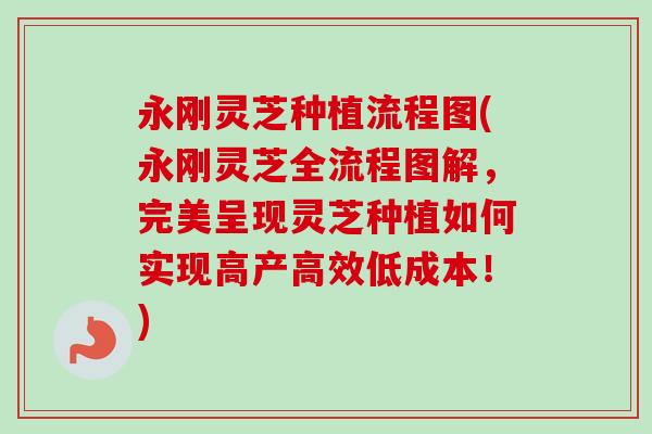 永刚灵芝种植流程图(永刚灵芝全流程图解,完美呈现灵芝种植如何实现高产高效低成本!)-第1张图片-卓越灵芝孢子粉 永刚灵芝种植流程图(永刚灵芝全流程图解,完美呈现灵芝种植如何实现高产高效低成本!)-第1张图片-卓越灵芝孢子粉