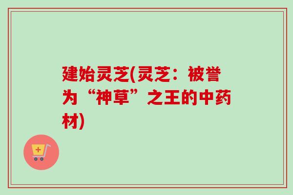 建始灵芝(灵芝:被誉为“神草”之王的中药材)-第1张图片-卓越灵芝孢子粉 建始灵芝(灵芝:被誉为“神草”之王的中药材)-第1张图片-卓越灵芝孢子粉