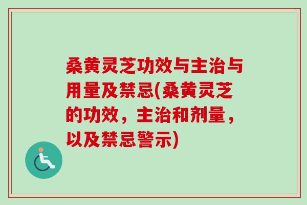桑黄灵芝功效与主治与用量及禁忌(桑黄灵芝的功效,主治和剂量,以及禁忌警示)-第1张图片-卓越灵芝孢子粉 桑黄灵芝功效与主治与用量及禁忌(桑黄灵芝的功效,主治和剂量,以及禁忌警示)-第1张图片-卓越灵芝孢子粉
