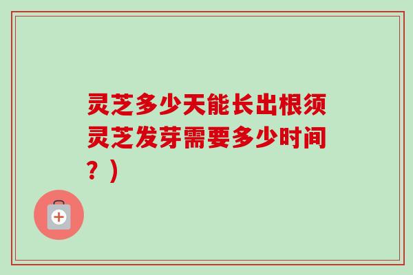 灵芝多少天能长出根须灵芝发芽需要多少时间?)-第1张图片-卓越灵芝孢子粉 灵芝多少天能长出根须灵芝发芽需要多少时间?)-第1张图片-卓越灵芝孢子粉