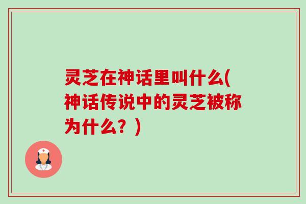 灵芝在神话里叫什么(神话传说中的灵芝被称为什么?)-第1张图片-卓越灵芝孢子粉 灵芝在神话里叫什么(神话传说中的灵芝被称为什么?)-第1张图片-卓越灵芝孢子粉