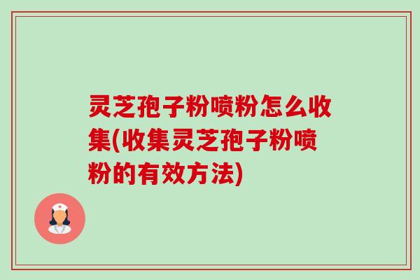 灵芝孢子粉喷粉怎么收集(收集灵芝孢子粉喷粉的有效方法)-第1张图片-卓越灵芝孢子粉