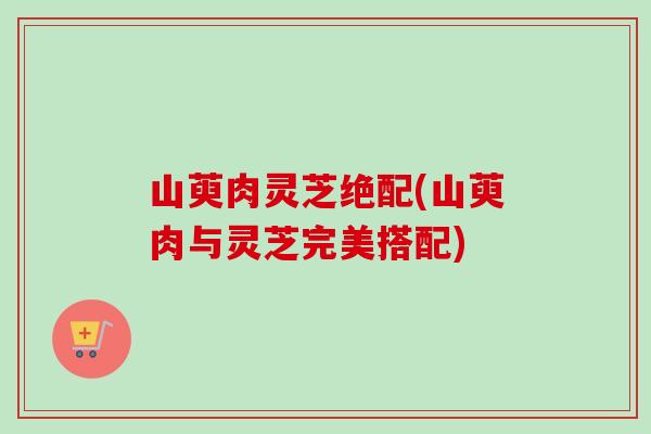 山萸肉灵芝绝配(山萸肉与灵芝完美搭配)-第1张图片-卓越灵芝孢子粉 山萸肉灵芝绝配(山萸肉与灵芝完美搭配)-第1张图片-卓越灵芝孢子粉