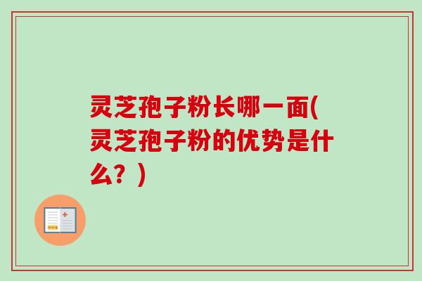 灵芝孢子粉长哪一面(灵芝孢子粉的优势是什么?)-第1张图片-卓越灵芝孢子粉 灵芝孢子粉长哪一面(灵芝孢子粉的优势是什么?)-第1张图片-卓越灵芝孢子粉