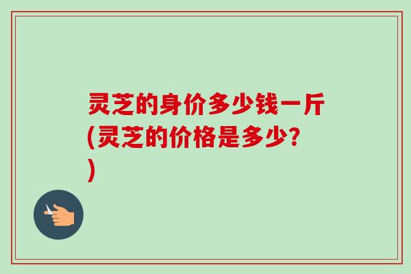 灵芝的身价多少钱一斤(灵芝的价格是多少?)-第1张图片-卓越灵芝孢子粉 灵芝的身价多少钱一斤(灵芝的价格是多少?)-第1张图片-卓越灵芝孢子粉