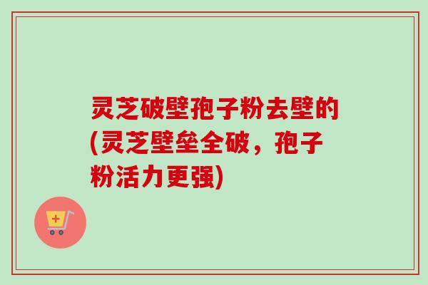 灵芝破壁孢子粉去壁的(灵芝壁垒全破,孢子粉活力更强)-第1张图片-卓越灵芝孢子粉 灵芝破壁孢子粉去壁的(灵芝壁垒全破,孢子粉活力更强)-第1张图片-卓越灵芝孢子粉