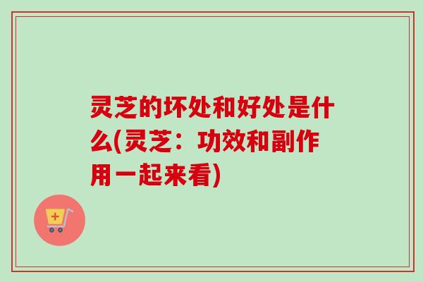 灵芝的坏处和好处是什么(灵芝:功效和副作用一起来看)-第1张图片-卓越灵芝孢子粉 灵芝的坏处和好处是什么(灵芝:功效和副作用一起来看)-第1张图片-卓越灵芝孢子粉