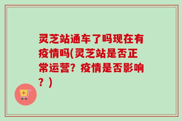 灵芝站通车了吗现在有疫情吗(灵芝站是否正常运营？疫情是否影响？)-第1张图片-卓越灵芝孢子粉