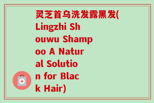 灵芝首乌洗发露黑发(Lingzhi Shouwu Shampoo A Natural Solution for Black Hair)-第1张图片-卓越灵芝孢子粉 灵芝首乌洗发露黑发(Lingzhi Shouwu Shampoo A Natural Solution for Black Hair)-第1张图片-卓越灵芝孢子粉