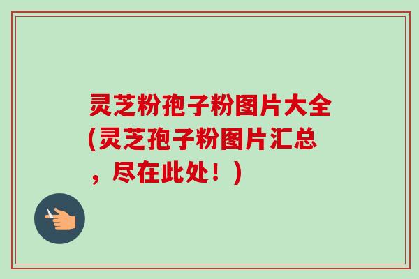 灵芝粉孢子粉图片大全(灵芝孢子粉图片汇总,尽在此处!)-第1张图片-卓越灵芝孢子粉 灵芝粉孢子粉图片大全(灵芝孢子粉图片汇总,尽在此处!)-第1张图片-卓越灵芝孢子粉