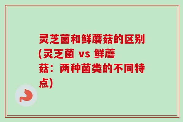 灵芝菌和鲜蘑菇的区别(灵芝菌 vs 鲜蘑菇:两种菌类的不同特点)-第1张图片-卓越灵芝孢子粉 灵芝菌和鲜蘑菇的区别(灵芝菌 vs 鲜蘑菇:两种菌类的不同特点)-第1张图片-卓越灵芝孢子粉