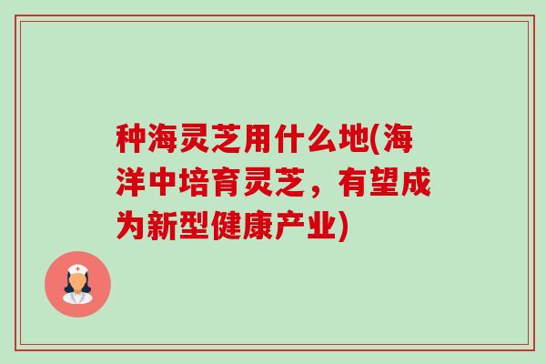 种海灵芝用什么地(海洋中培育灵芝,有望成为新型健康产业)-第1张图片-卓越灵芝孢子粉 种海灵芝用什么地(海洋中培育灵芝,有望成为新型健康产业)-第1张图片-卓越灵芝孢子粉