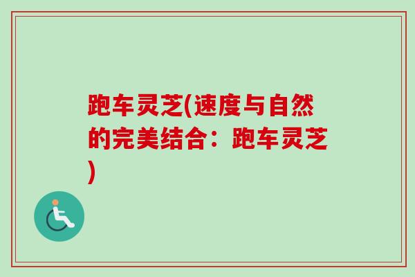 跑车灵芝(速度与自然的完美结合:跑车灵芝)-第1张图片-卓越灵芝孢子粉 跑车灵芝(速度与自然的完美结合:跑车灵芝)-第1张图片-卓越灵芝孢子粉
