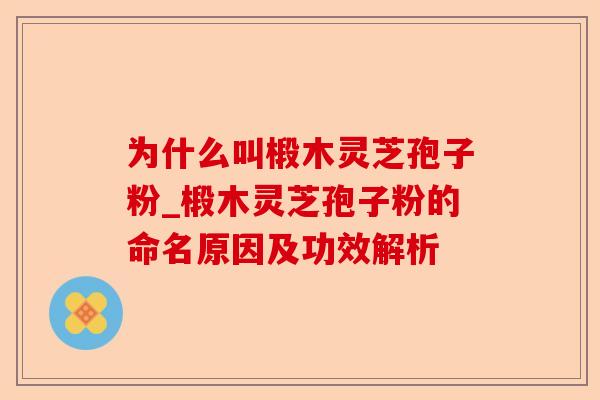 为什么叫椴木灵芝孢子粉_椴木灵芝孢子粉的命名原因及功效解析-第1张图片-卓越灵芝孢子粉 为什么叫椴木灵芝孢子粉_椴木灵芝孢子粉的命名原因及功效解析-第1张图片-卓越灵芝孢子粉