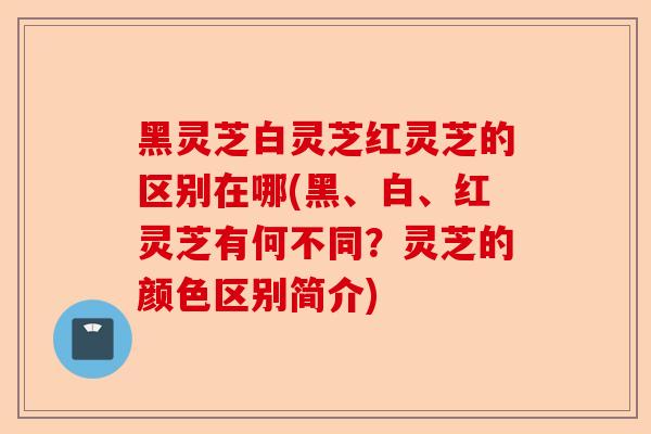 黑灵芝白灵芝红灵芝的区别在哪(黑、白、红灵芝有何不同?灵芝的颜色区别简介)-第1张图片-卓越灵芝孢子粉 黑灵芝白灵芝红灵芝的区别在哪(黑、白、红灵芝有何不同?灵芝的颜色区别简介)-第1张图片-卓越灵芝孢子粉