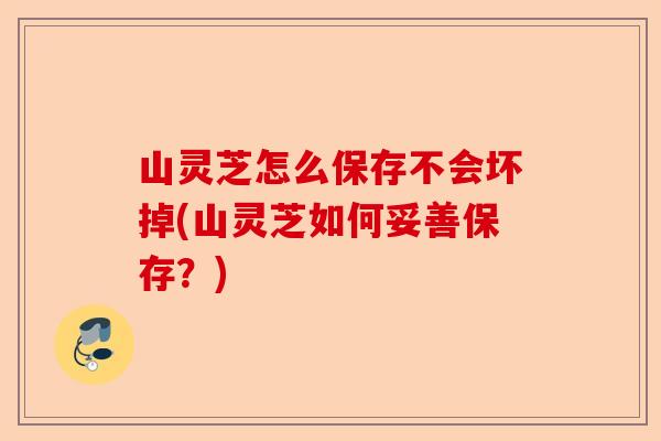 山灵芝怎么保存不会坏掉(山灵芝如何妥善保存?)-第1张图片-卓越灵芝孢子粉 山灵芝怎么保存不会坏掉(山灵芝如何妥善保存?)-第1张图片-卓越灵芝孢子粉