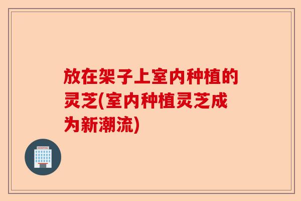 放在架子上室内种植的灵芝(室内种植灵芝成为新潮流)-第1张图片-卓越灵芝孢子粉