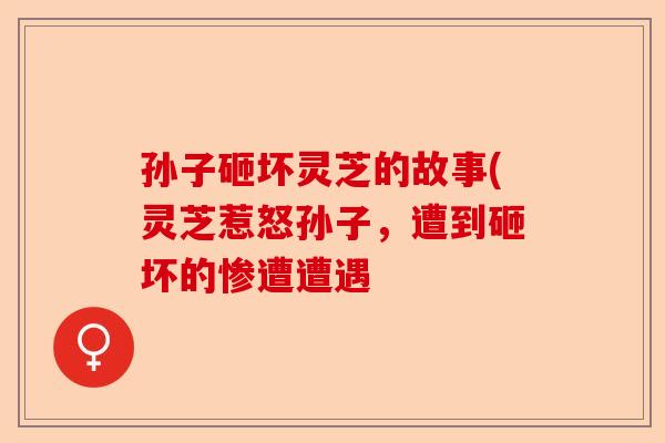 孙子砸坏灵芝的故事(灵芝惹怒孙子,遭到砸坏的惨遭遭遇-第1张图片-卓越灵芝孢子粉 孙子砸坏灵芝的故事(灵芝惹怒孙子,遭到砸坏的惨遭遭遇-第1张图片-卓越灵芝孢子粉