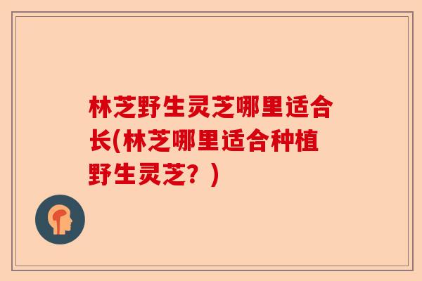 林芝野生灵芝哪里适合长(林芝哪里适合种植野生灵芝?)-第1张图片-卓越灵芝孢子粉 林芝野生灵芝哪里适合长(林芝哪里适合种植野生灵芝?)-第1张图片-卓越灵芝孢子粉